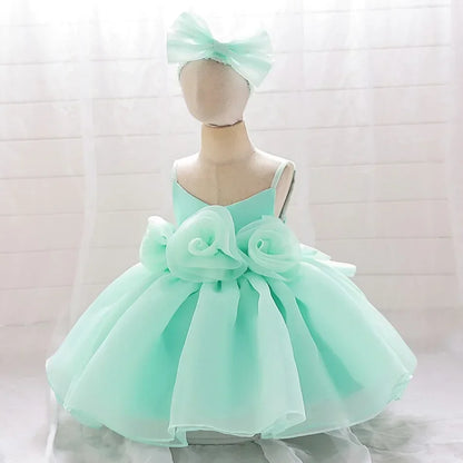 Kids Wedding Dress – Sleeveless Flower Girl Gown