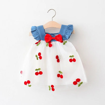 Sweet Toddler Girl Bow Princess Outfit 0–3Y