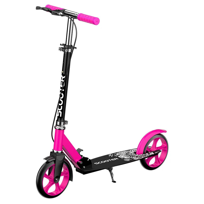 Foldable Two-Wheeled Scooter – Perfect for Kids, Teens, and Adults