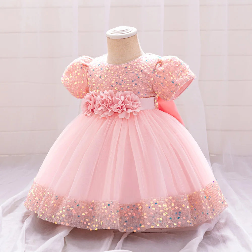 Infant Girl Special Occasion Dress – Baptism & Christmas