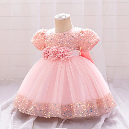 Infant Girl Special Occasion Dress – Baptism & Christmas