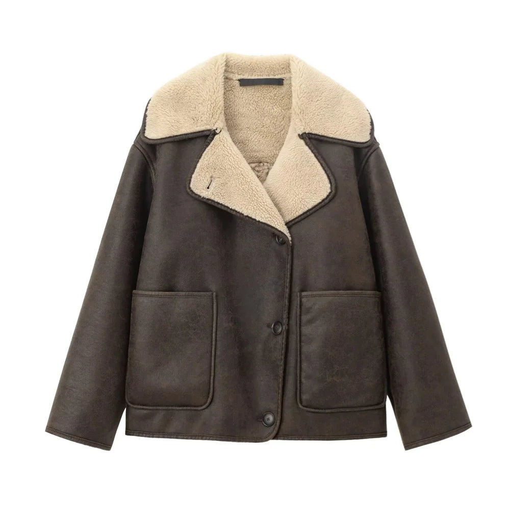 Warm & Stylish: Single-Breasted Winter Jacket
