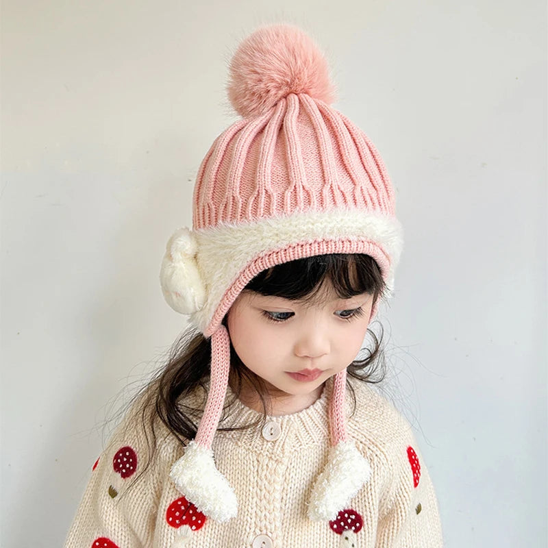 Winter Baby Cap – Velvet Lined & Cozy