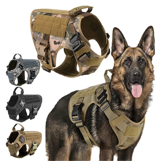 Ultimate Tactical Dog Harness: Comfort & Control for All Sizes