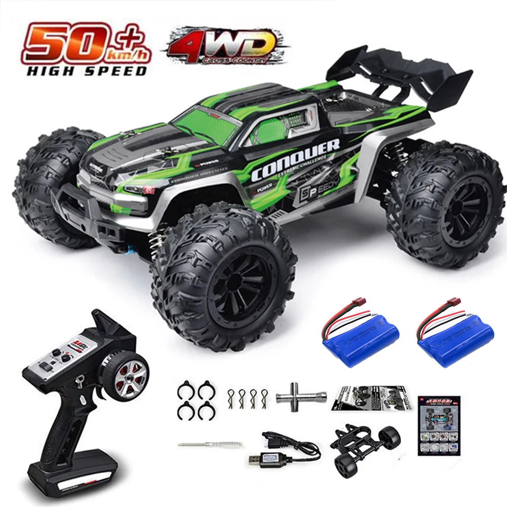 1:16 RC Off-Road Car – High-Speed 4WD Monster Truck with LED Lights