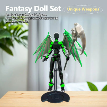 Desk Toy & Gift – 3D Multi-Jointed Action Figure for Him