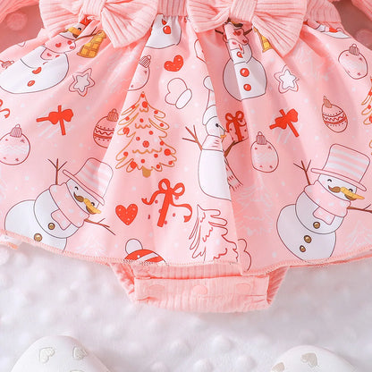 Cute Baby Girl Christmas Party Dress for Infants