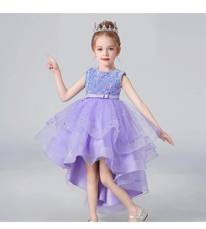 Wedding Dress – Sequin Lace Tuxedo for Girls