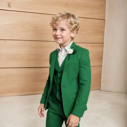 Kids’ Gentleman Outfit – Wedding & Birthday Formal 3PCS Suit