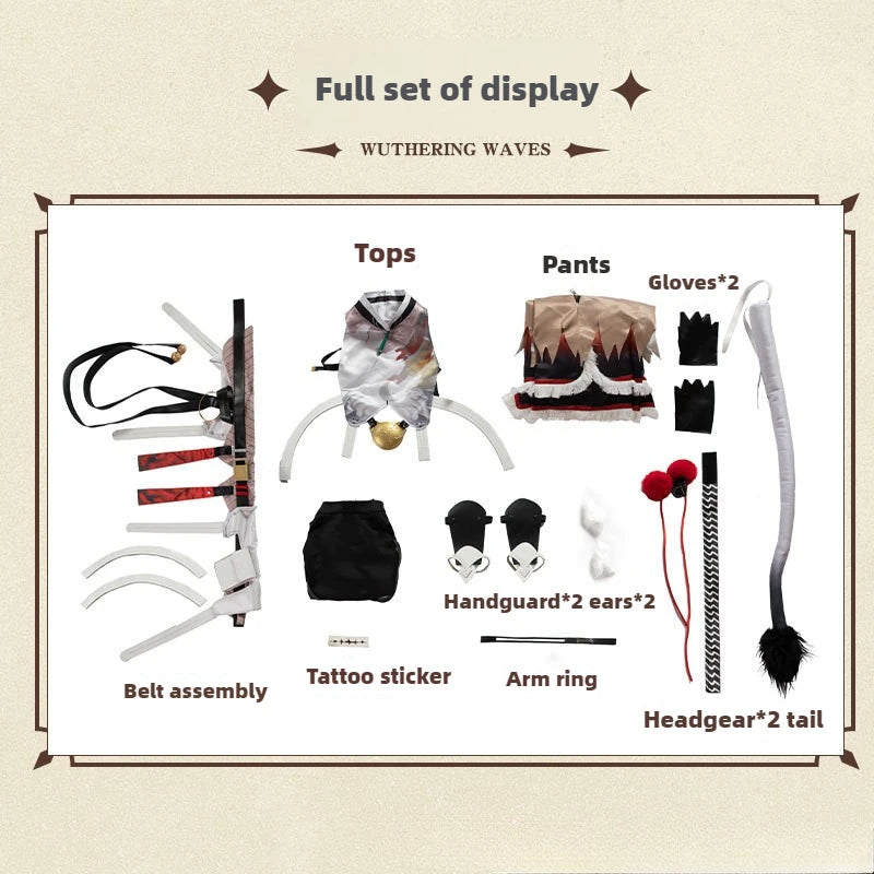 Lingyang Halloween Cosplay – Wuthering Waves Game Role Play Outfit