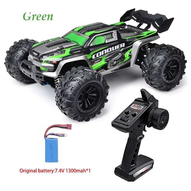 16102 High-Speed 4WD RC Car – LED Drift Off-Road Truck for Kids & Adults!