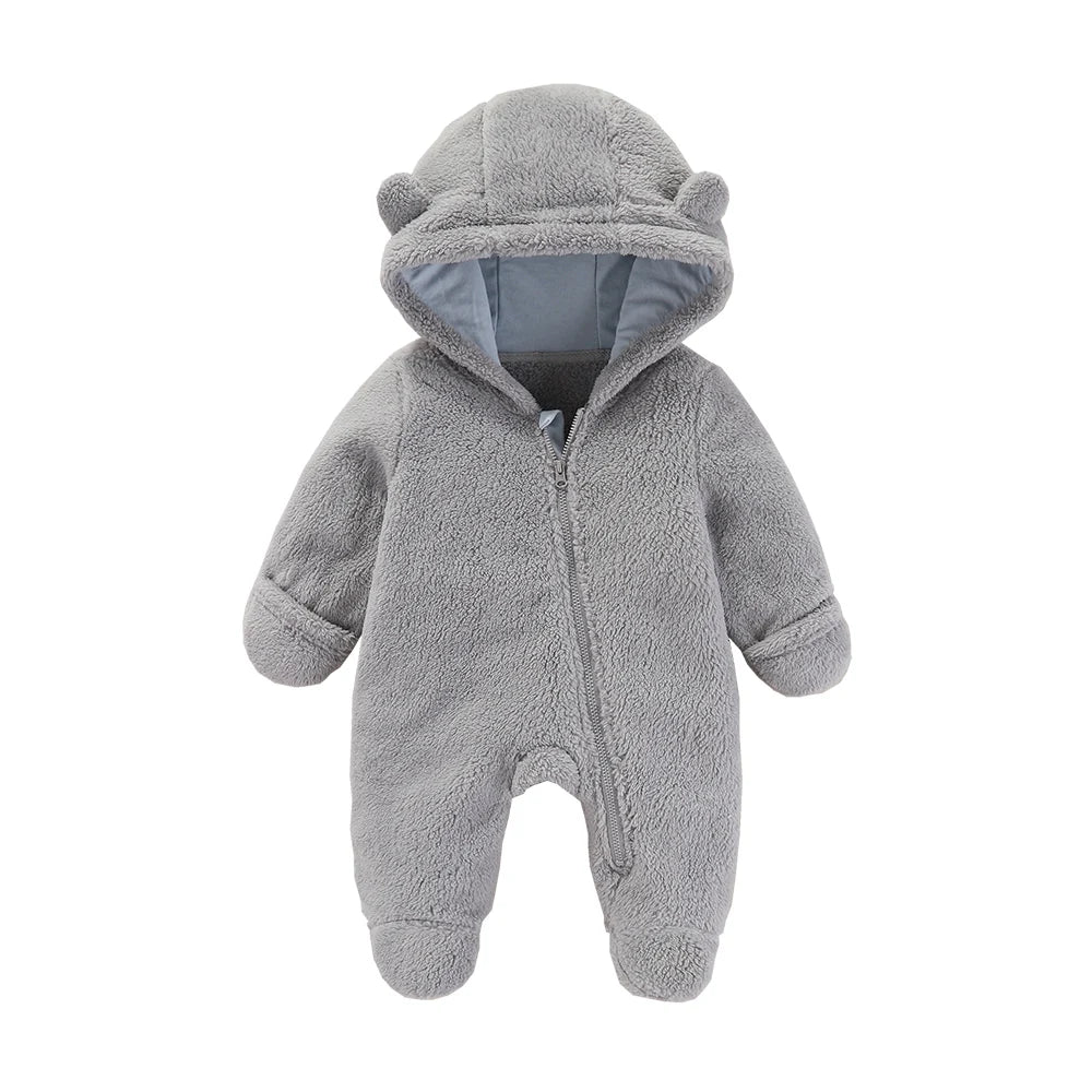 Cozy Cartoon Print Baby Bodysuit – Unisex 0-19 Months
