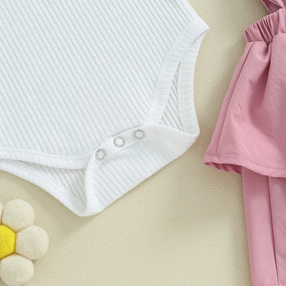 Sweet Baby Girl Summer Clothing Set 3Pcs