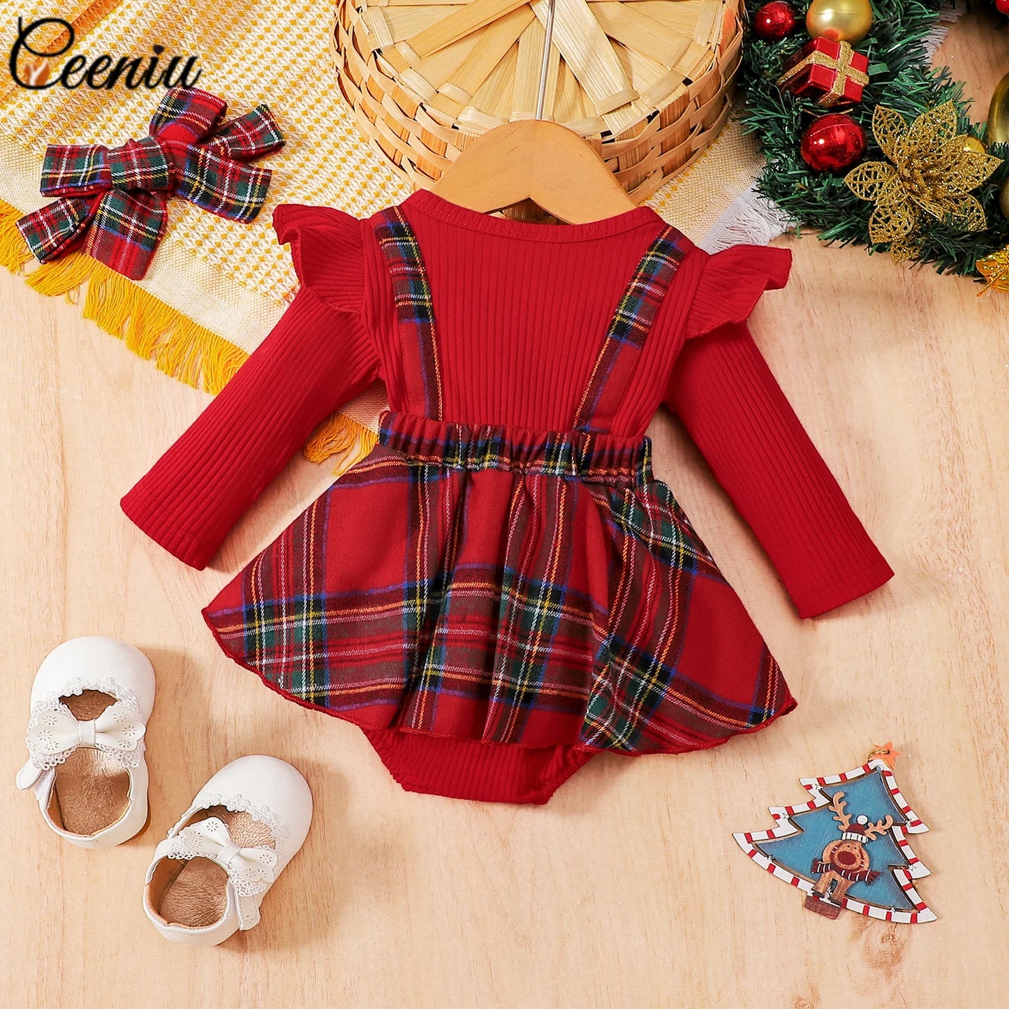 Cute Baby Girl Christmas Party Dress for Infants
