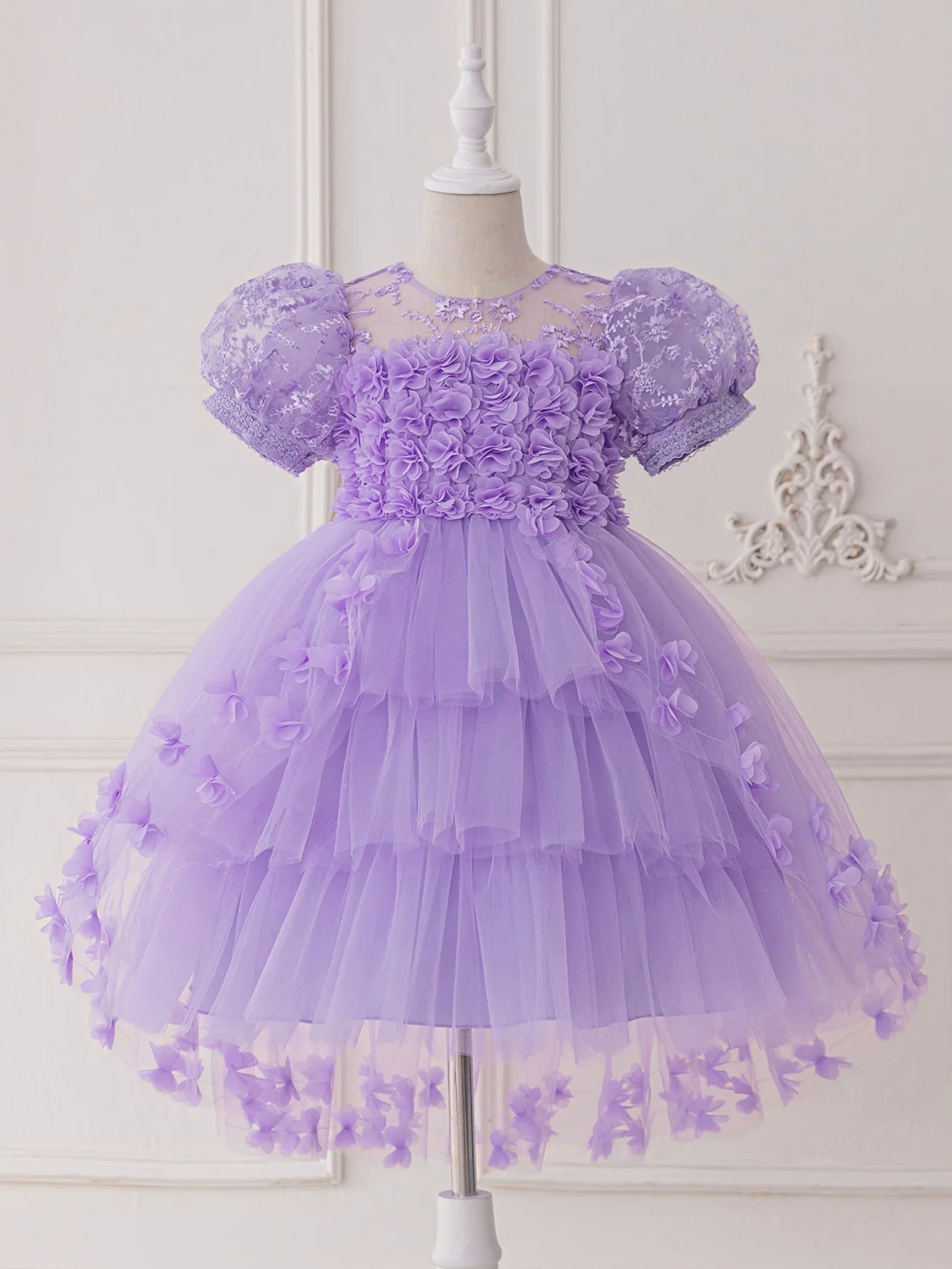 Girls Princess Party Dress – Elegant Wedding Outfit