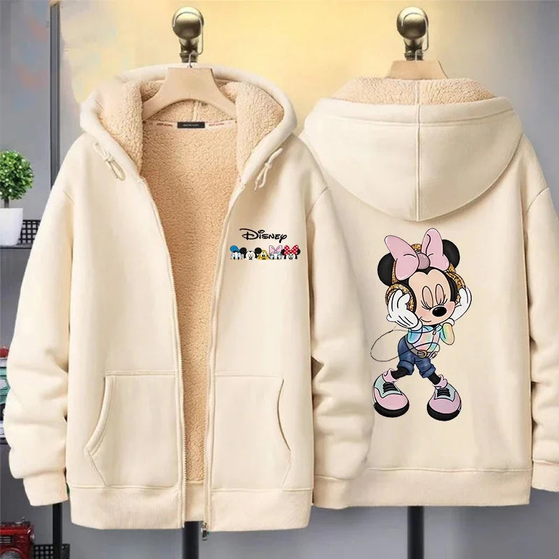 Mickey Mouse Oversized Hoodie: Cozy & Stylish Winter Jacket