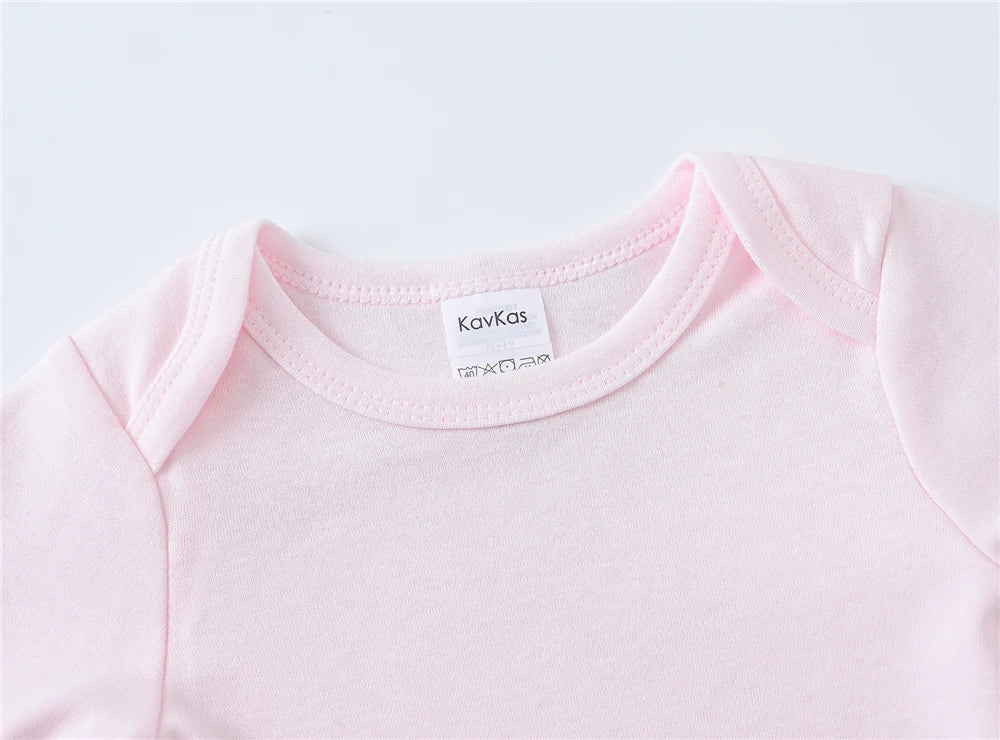 Short Sleeve Baby Bodysuit – Soft Cotton (0–24M)