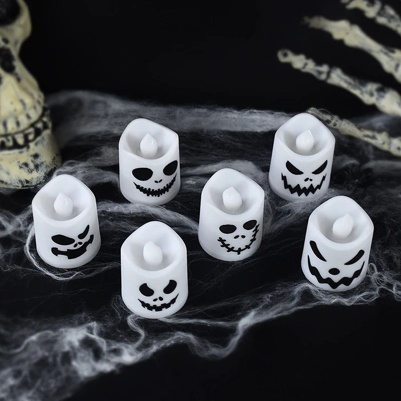 6pcs LED Halloween Candles – Spooky Glow for Any Occasion!