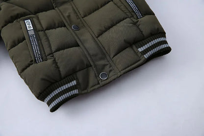 Baby Boys' Winter Coat – Warm Hooded Outerwear (2–6Y)