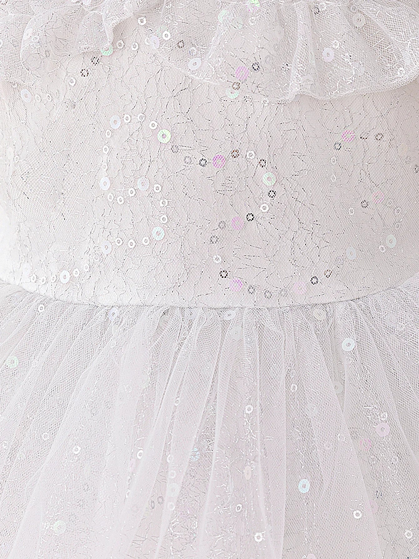 Girls’ Formal Lace Dress – High-End Embroidery for Flower Girl