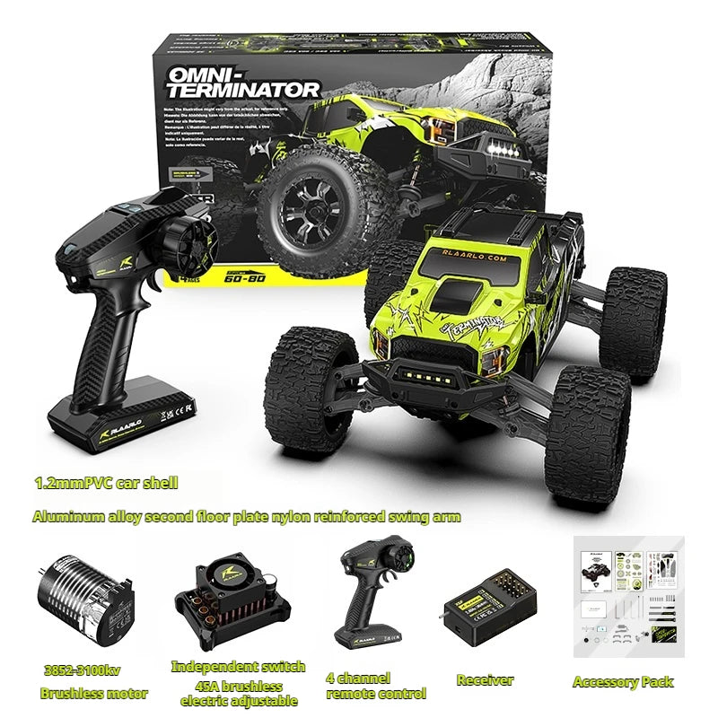 1:10 RC Off-Road Car – LLL Terminator Brushless 4WD Electric Toy