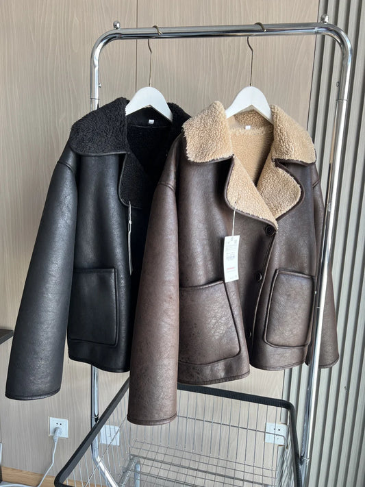 Bold & Warm: Double-Sided Fall Coat