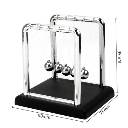 Newton's Cradle: Stylish Metal Pendulum Desk Decor