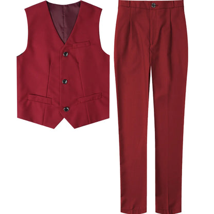 Children’s Party & Ceremony Suit – Boys’ Blazer, Pants & Vest Outfit