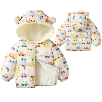 Plush Warm Outerwear – Boys & Girls Winter Jacket
