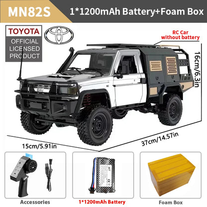 RC Pickup Truck MN82 – 1/12 Scale 4WD Off-Road Toy Car