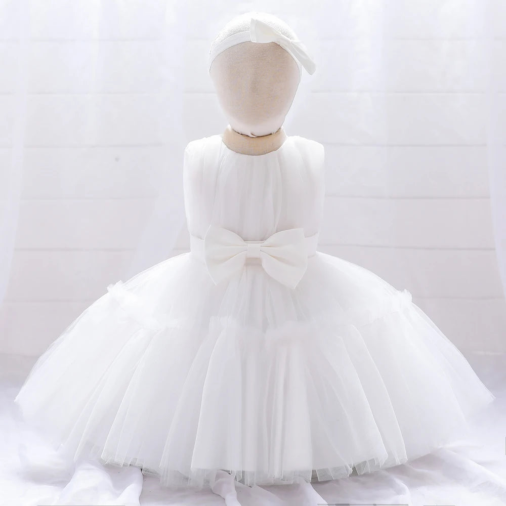 Baby Girl 1st Birthday Dress – Tulle Princess Gown