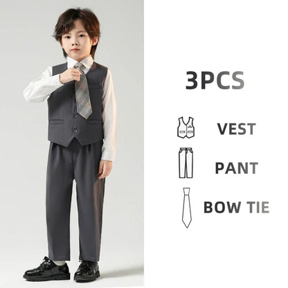 Children’s Handsome Blazer Suit – Slim Fit Formal Set