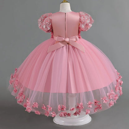 Girls Princess Party Dress – Elegant Wedding Outfit