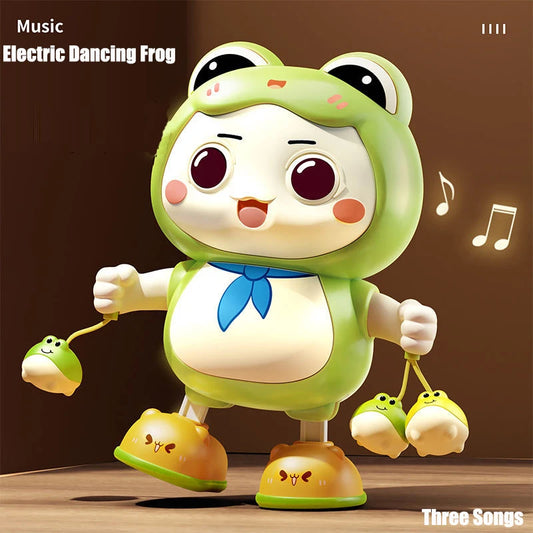 Dancing Frog Electronic Pet Toy – Light, Music & Crawling Fun for Kids!