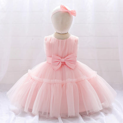 Baby Girl 1st Birthday Dress – Tulle Princess Gown