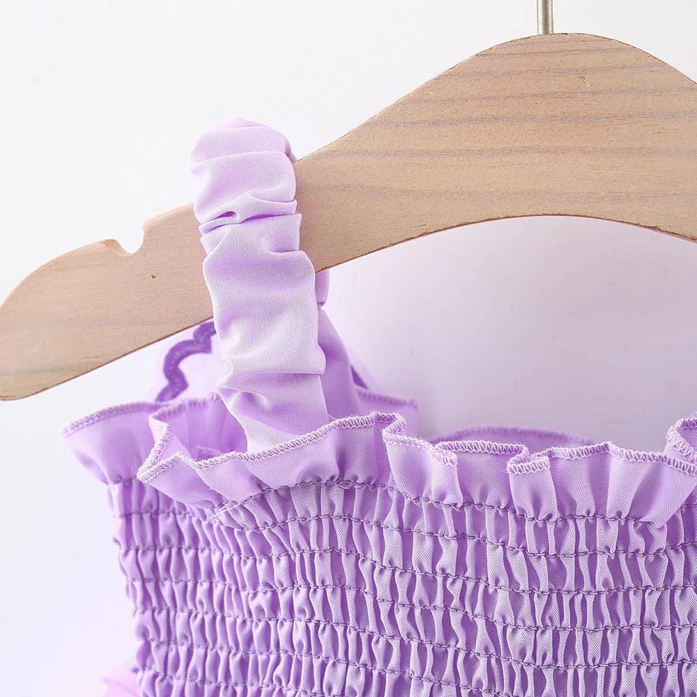 Toddler Girl Embroidered Mesh Party Outfit