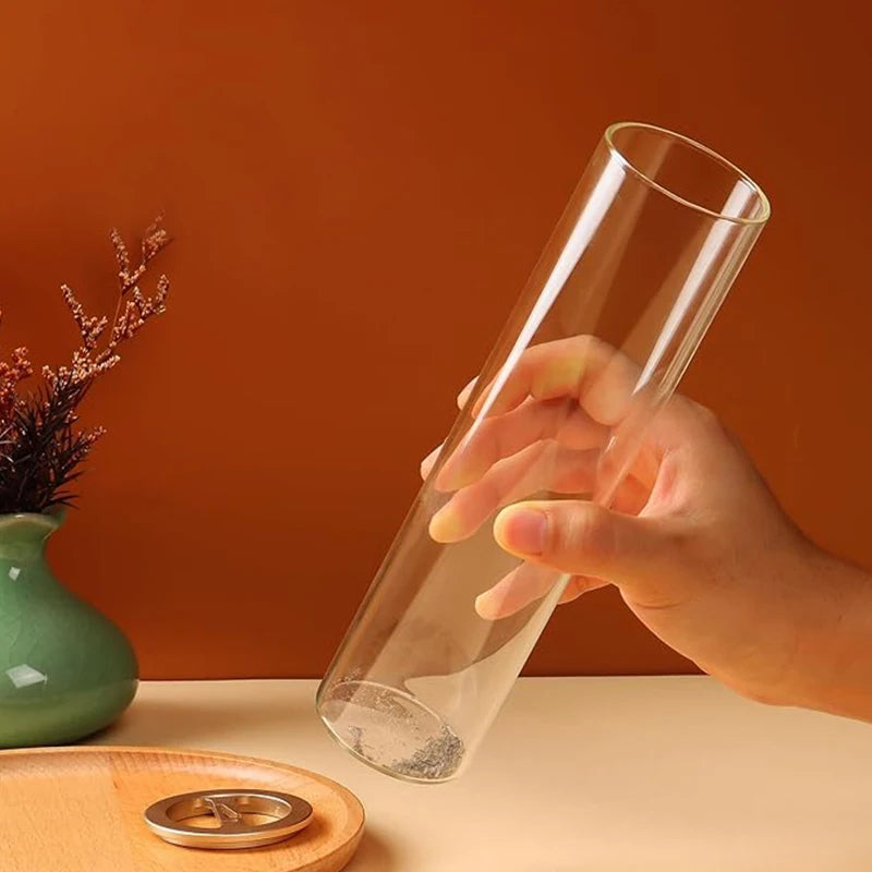 Elegant Glass Incense Burner: Anti-Ash Design for Tranquil Spaces