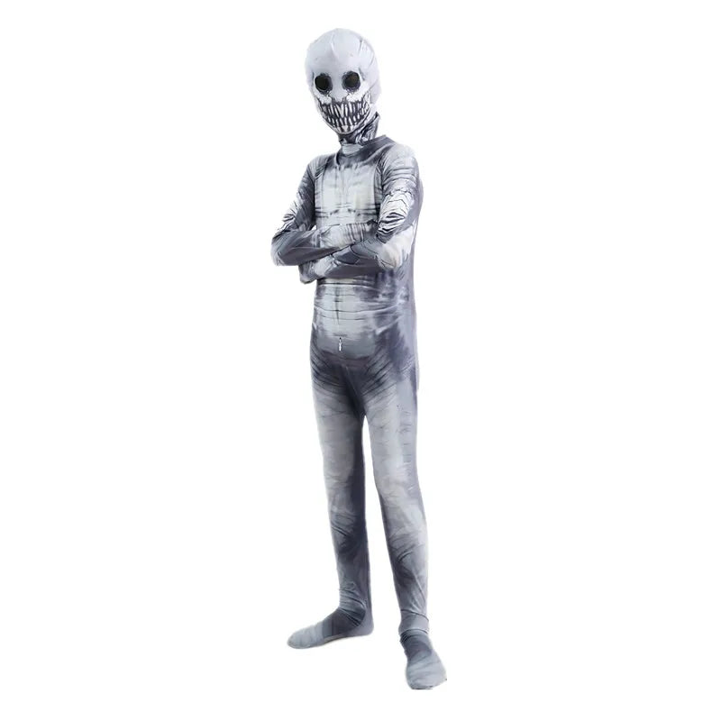 Scary Skeleton Tights & Bodysuit – Kids Halloween Costume