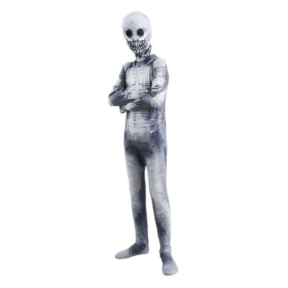 Scary Skeleton Tights & Bodysuit – Kids Halloween Costume
