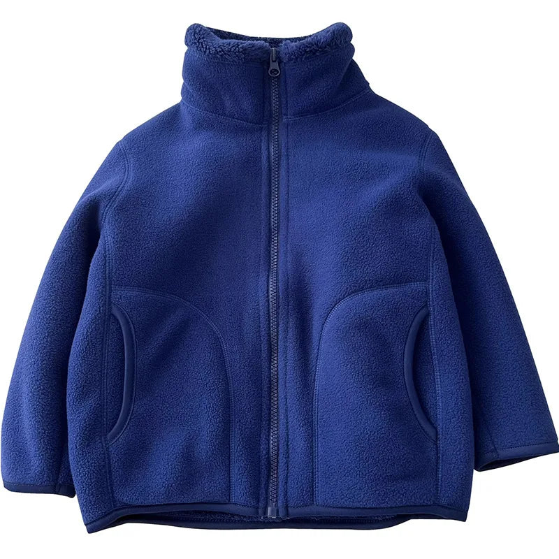 Thick Zipper Sweater for Boys & Girls – Cozy Style