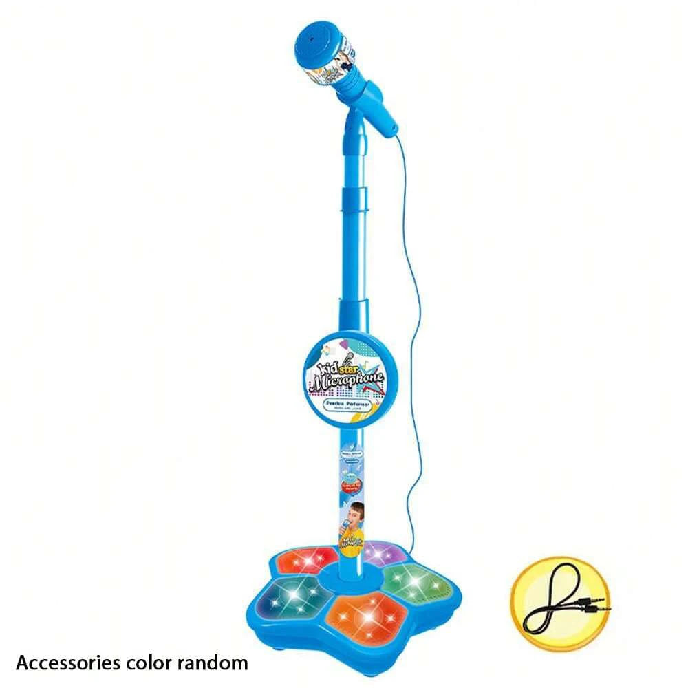 Kids’ Karaoke Machine Stand – Electronic Microphone Toy for Parties