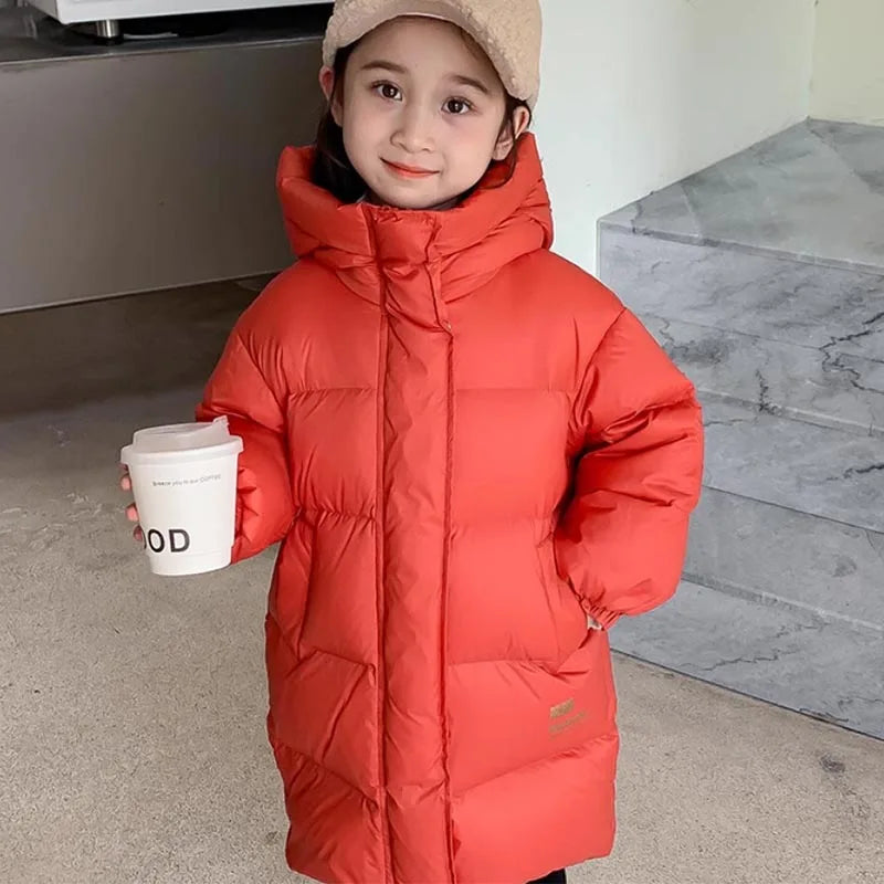 Teen Waterproof Puffer Coat – Extreme Cold Protection