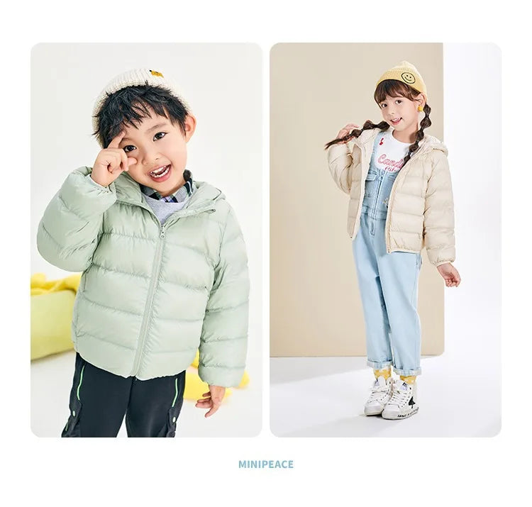 Kids’ Lightweight Duck Down Jacket – Fall & Winter