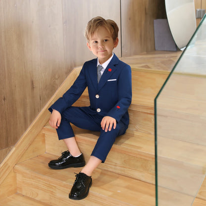 Little Boys’ Handsome Outfit – 3-Piece Suit for Weddings & Parties