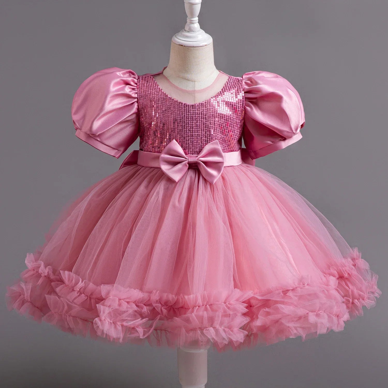Kids Fancy Birthday & Baptism Summer Dress