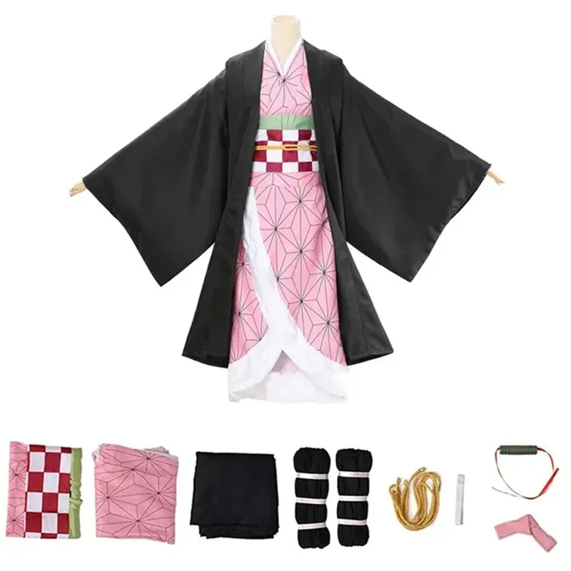 Adult Nezuko Cosplay – Demon Slayer Anime Halloween Costume