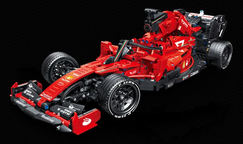 F1 Formula 1 RC Racing Car Building Blocks – 1089-Piece Expert Set