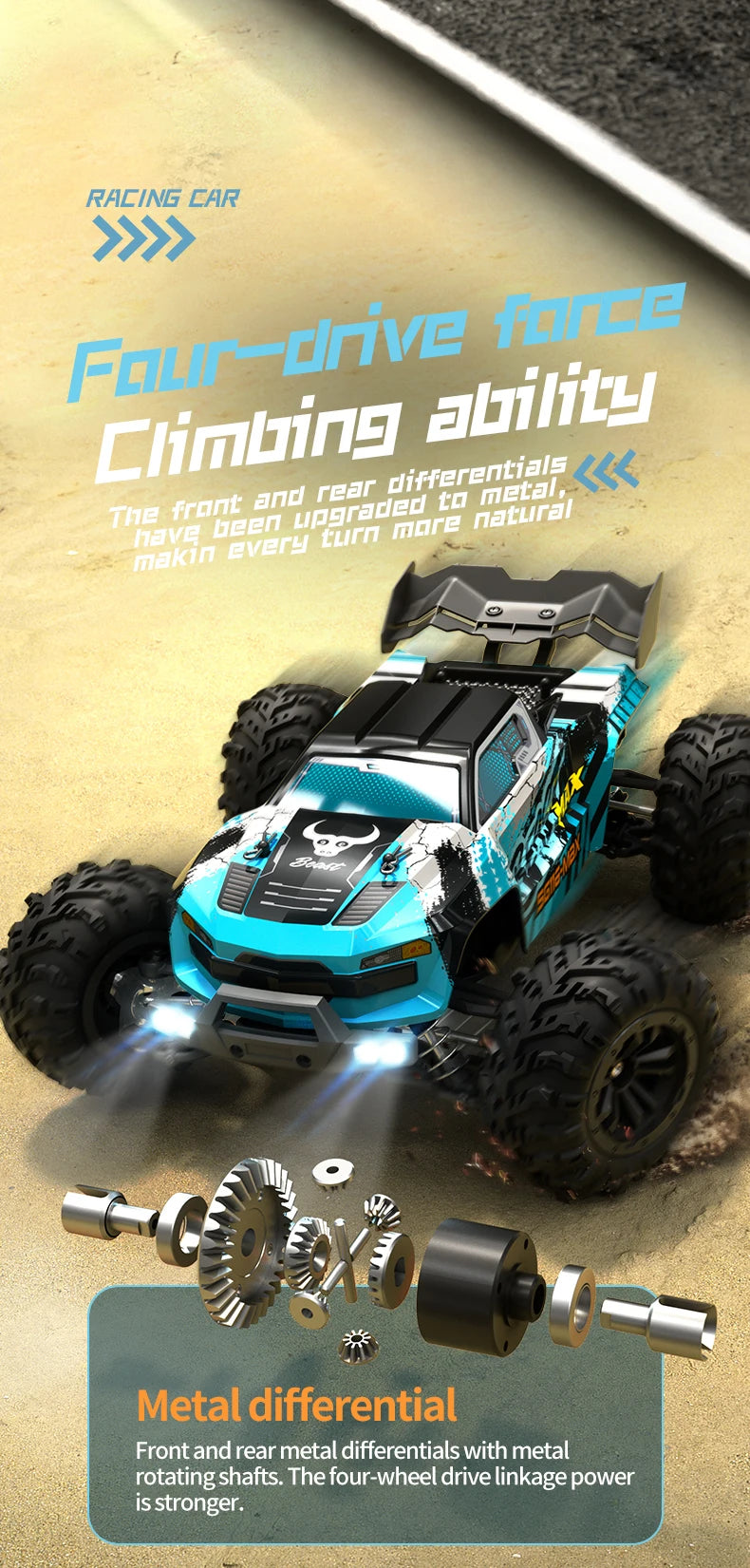 1:16 ZLL SG116 RC Car – Brushless 4WD Off-Road Drift Racing Toy