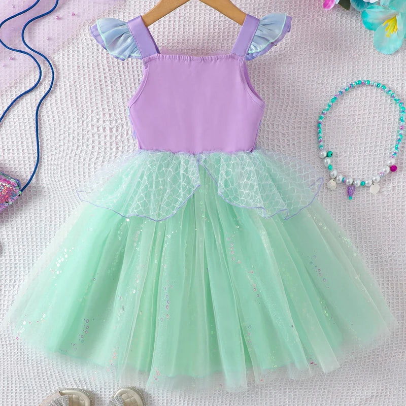 Princess Sequin Dress – Baby Girl Summer Fantasy