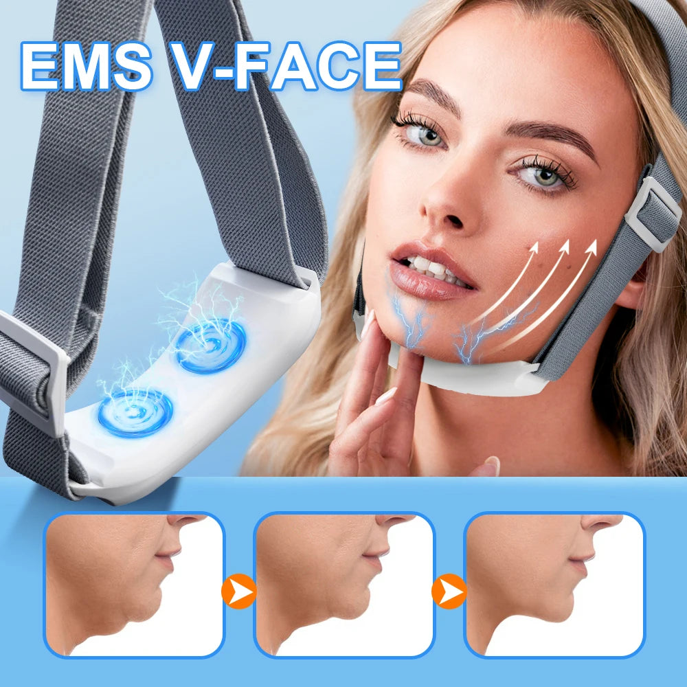 V-Face Lift: EMS Anti-Wrinkle Massager for Radiant Skin